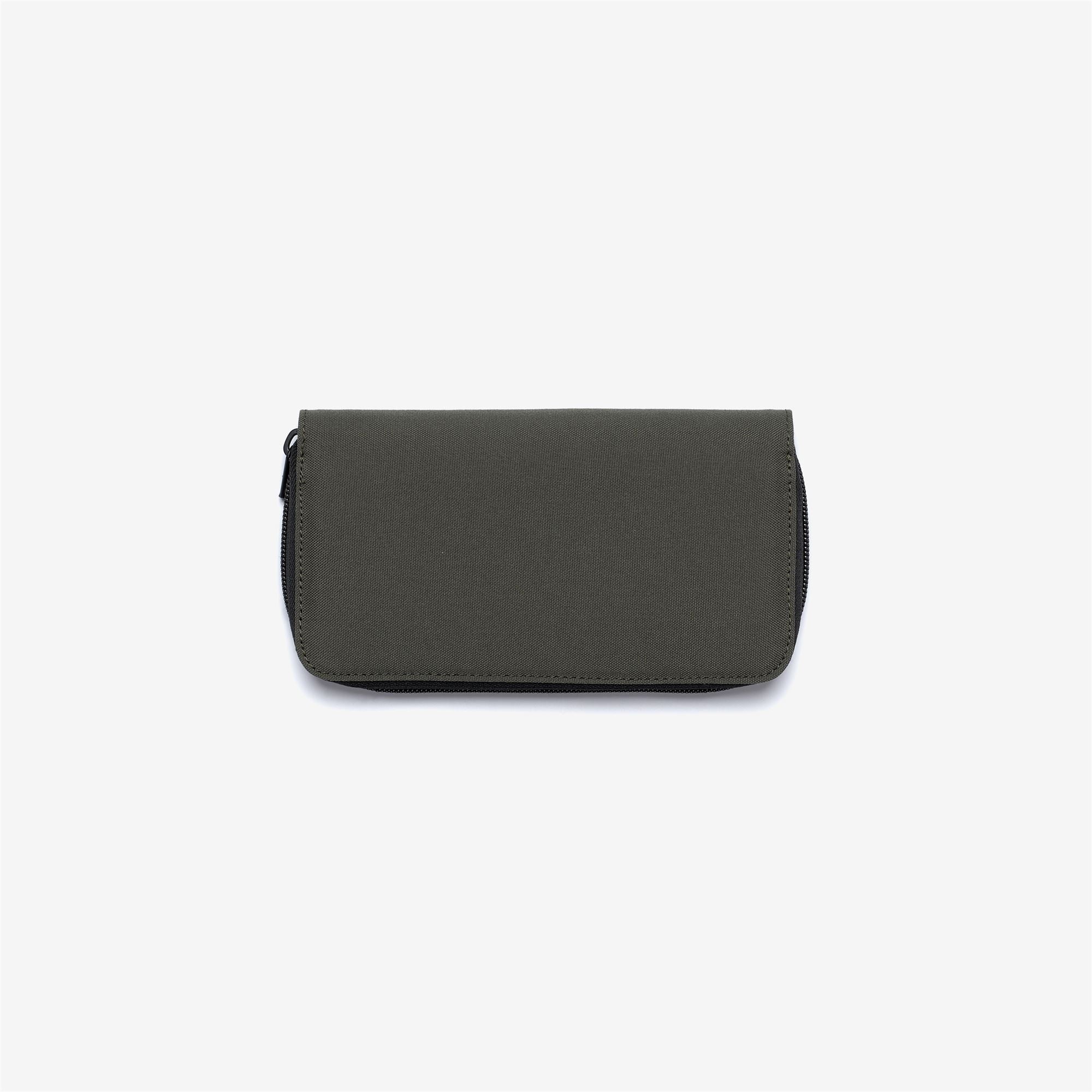 Small Accessories_WOMAN_LORRAINE_Wallet_GREEN BLACKISH - Commercial 2