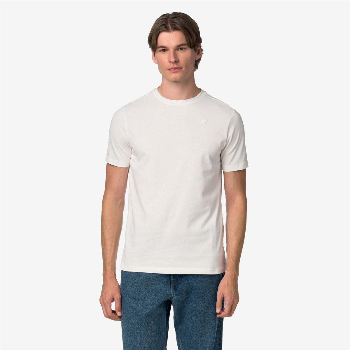 T-Shirts & Top_Man_ODOM JERSEY PEACH_T-Shirt_White Natural - Commercial 4
