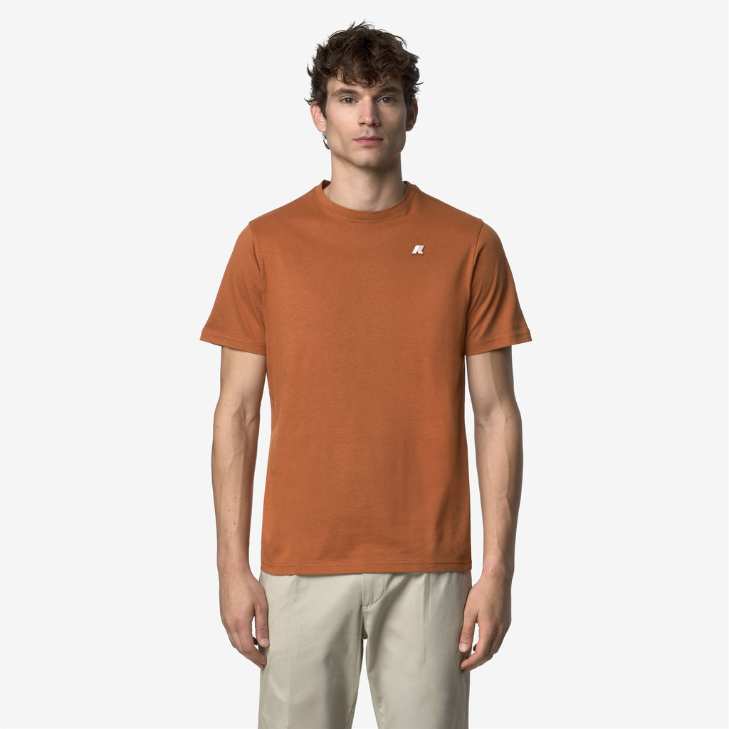 T-Shirts & Top_MAN_ODOM JERSEY PEACH_T-Shirt_Orange Adobe - Commercial 4