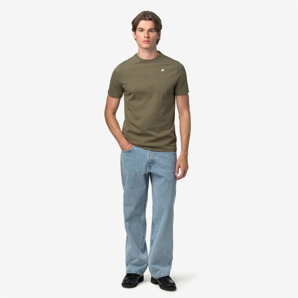 T-Shirts & Top_Man_ODOM JERSEY PEACH_T-Shirt_Green Army - Commercial 7