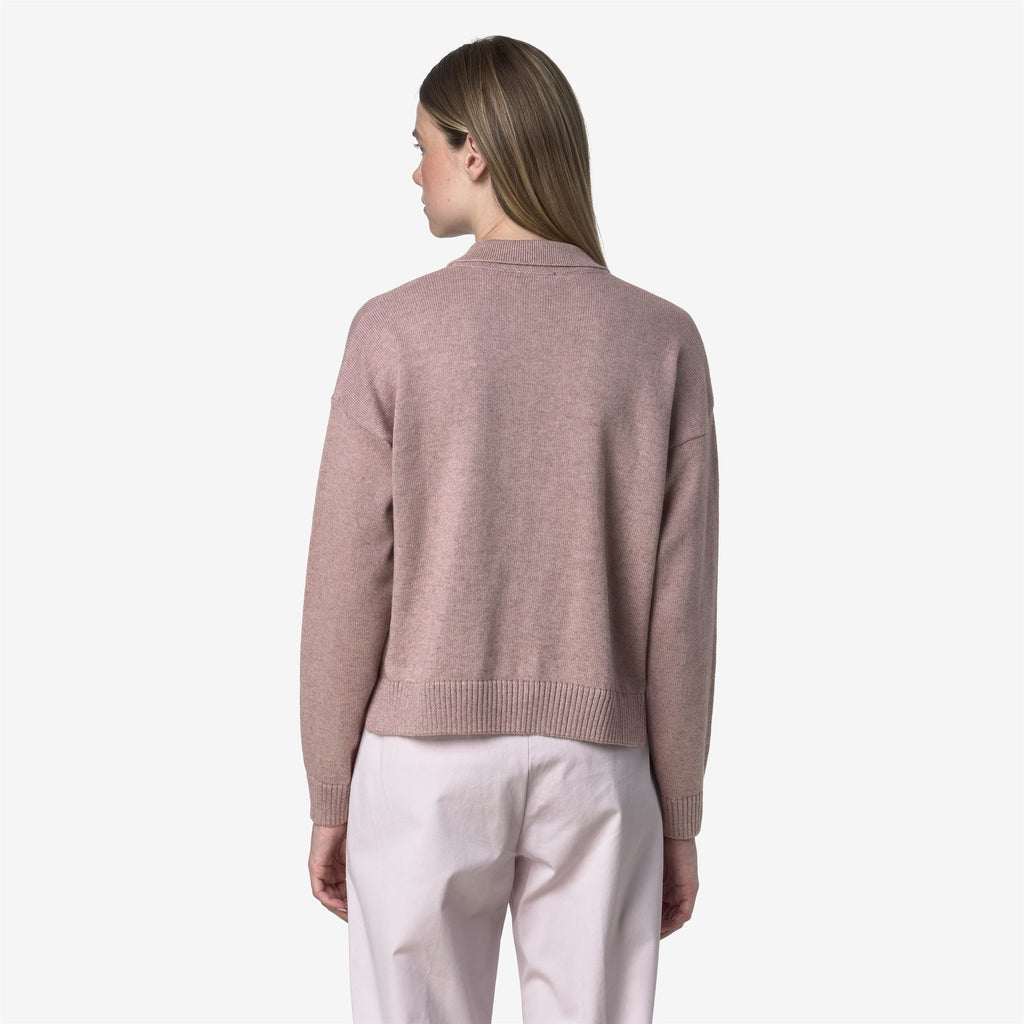 Knitwear_WOMAN_GRAMARNIER COTTON CASHMERE AF_Pull Over_Pink Fawn Mel - Commercial 6