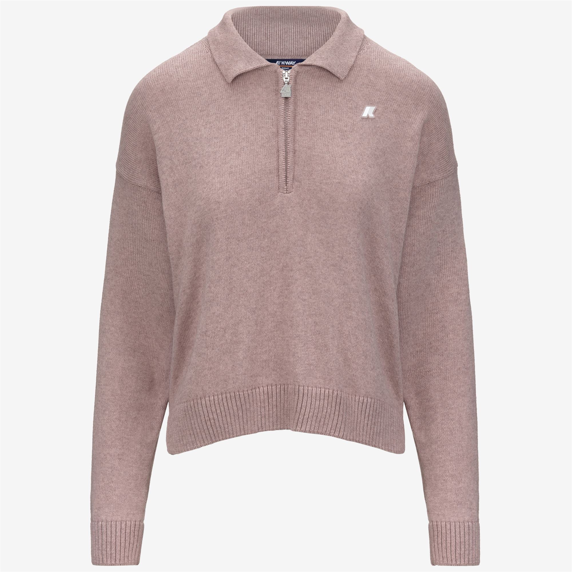 Knitwear_WOMAN_GRAMARNIER COTTON CASHMERE AF_Pull Over_Pink Fawn Mel - Commercial 1