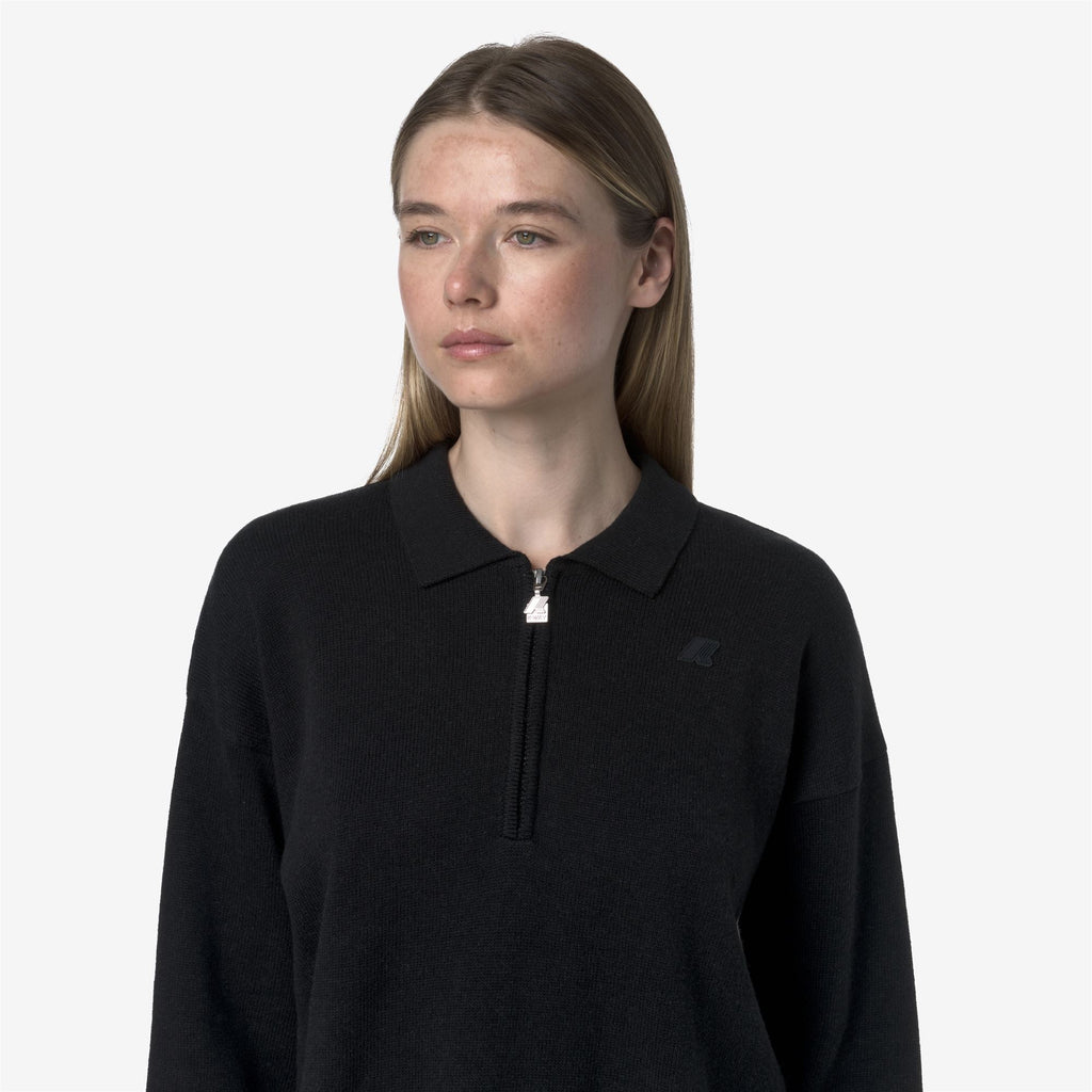 Knitwear_WOMAN_GRAMARNIER COTTON CASHMERE AF_Pull Over_Black Mel - Commercial 7