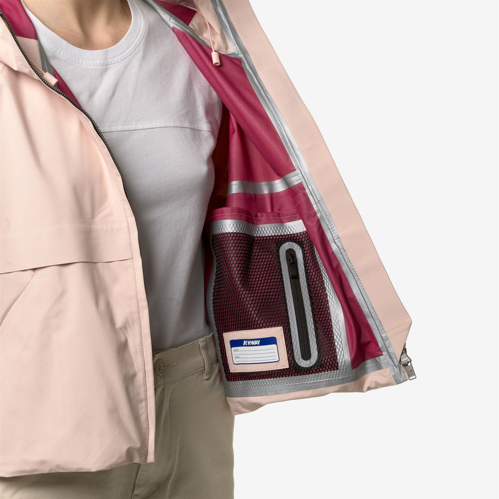 Jackets_Woman_SOILLE CLEAN LOOK 3L_Short_Pink Gardenia - Red Dk - Commercial 7