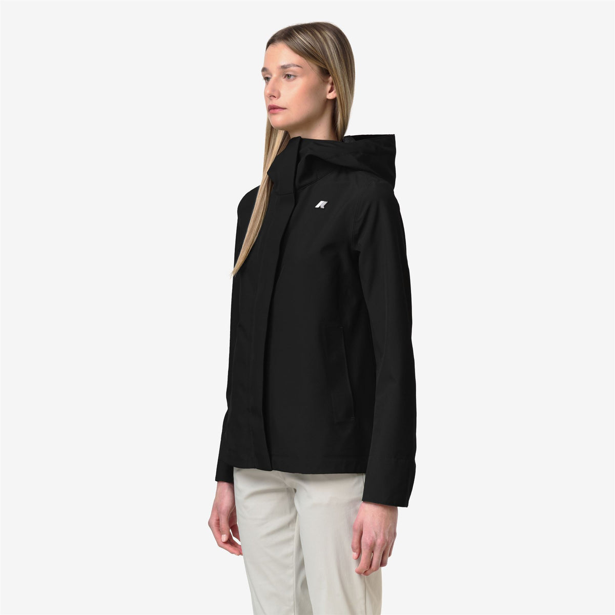 Jackets_WOMAN_MADALINA BONDED JERSEY_Mid_Black Pure - Commercial 5