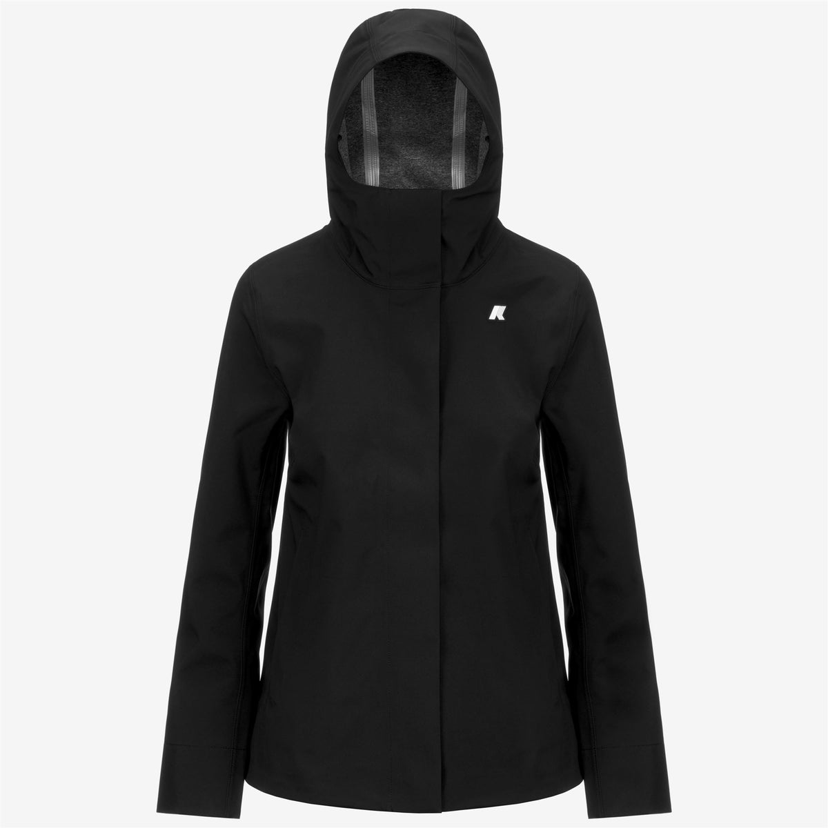 Jackets_WOMAN_MADALINA BONDED JERSEY_Mid_Black Pure - Commercial 1