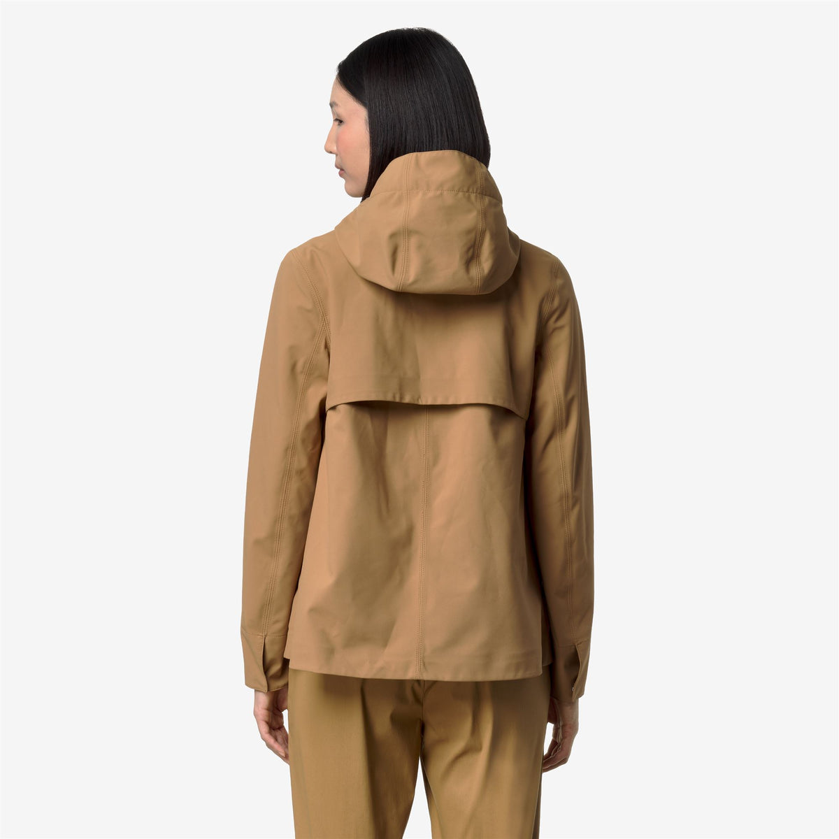 Jackets_Woman_MADALINA BONDED JERSEY_Mid_Brown Bistre - Commercial 6