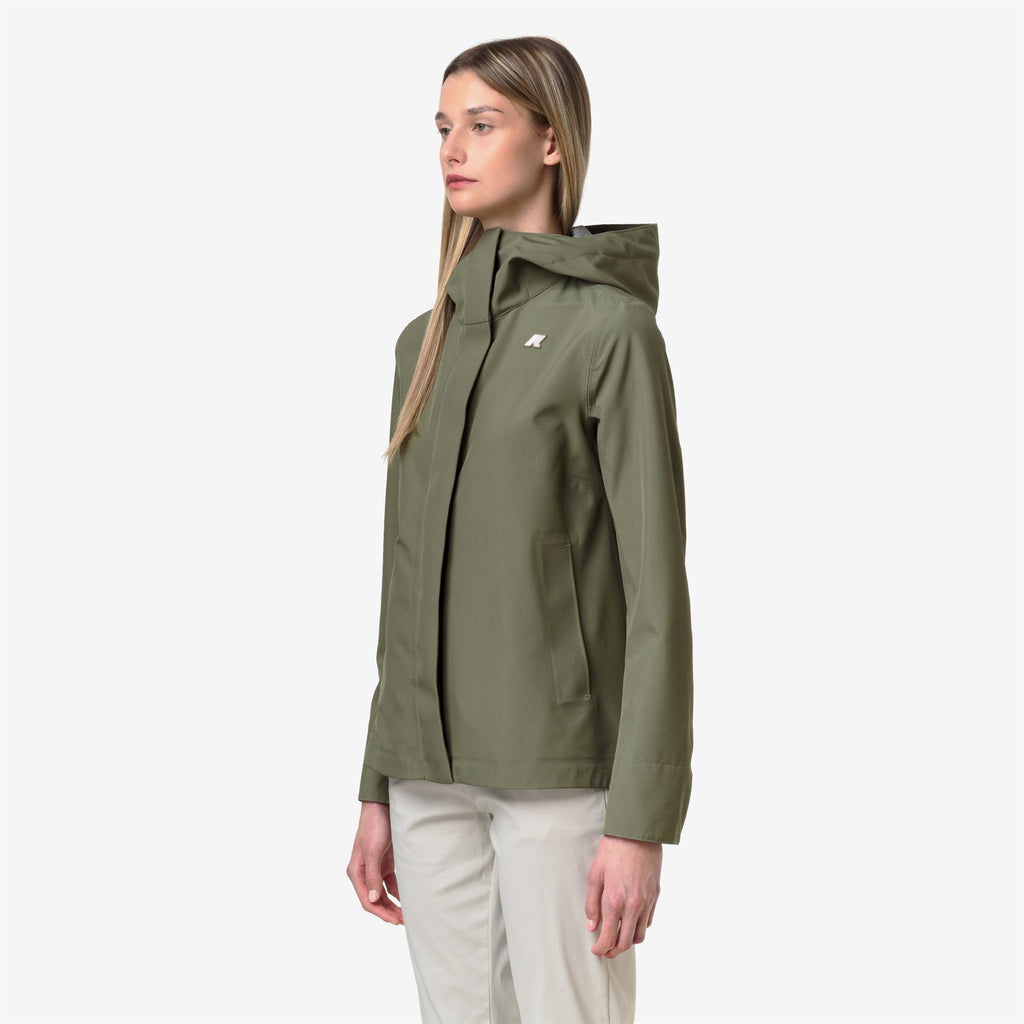 Jackets_Woman_MADALINA BONDED JERSEY_Mid_Green Lichen - Commercial 5