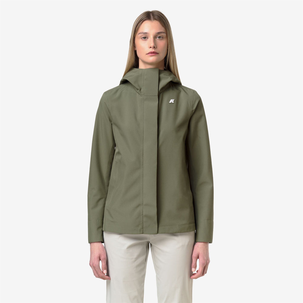 Jackets_Woman_MADALINA BONDED JERSEY_Mid_Green Lichen - Commercial 4