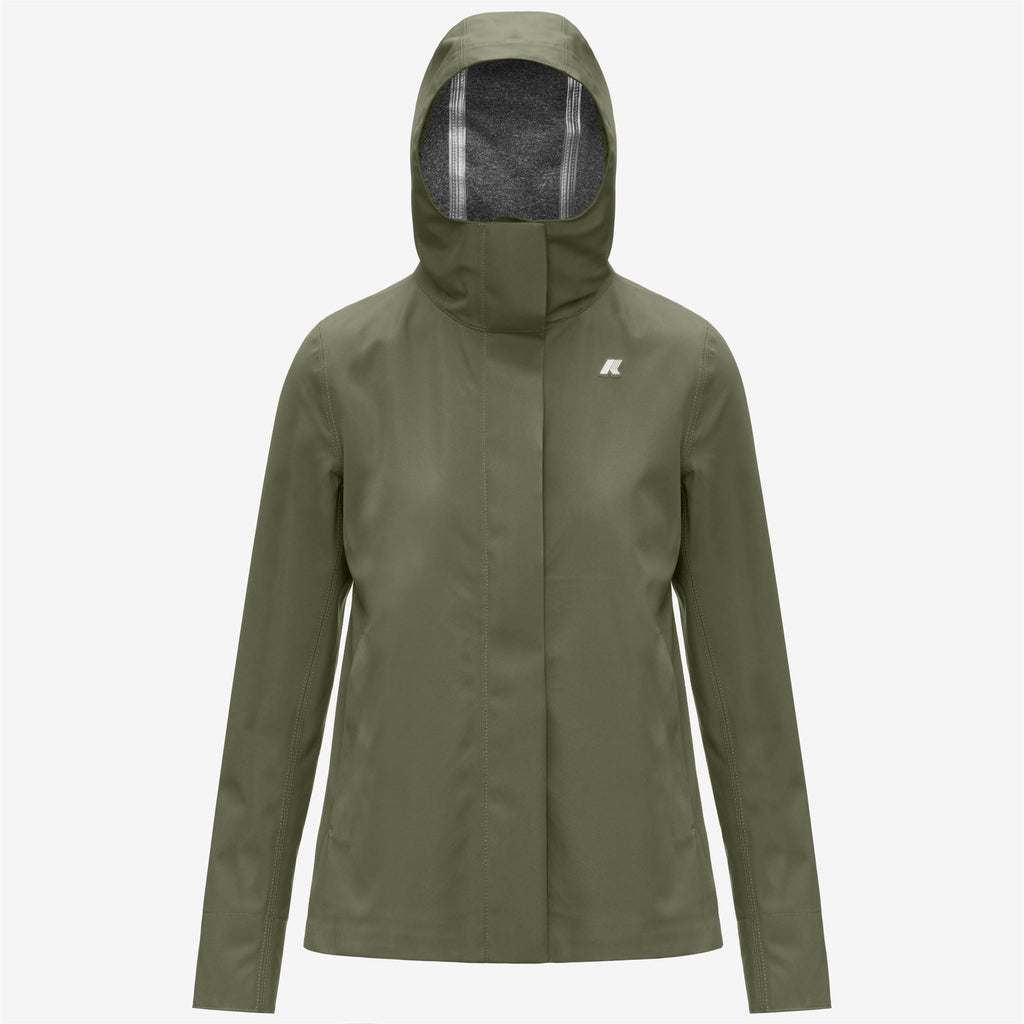 Jackets_Woman_MADALINA BONDED JERSEY_Mid_Green Lichen - Commercial 1