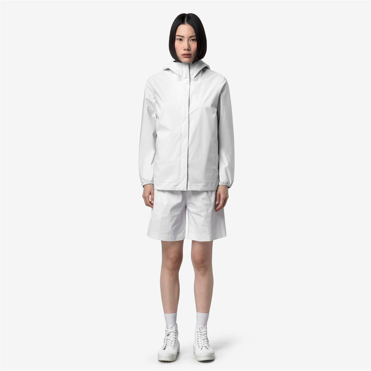 Jackets_WOMAN_MARGUERITE STRETCH DOT_Mid_White - Commercial 4
