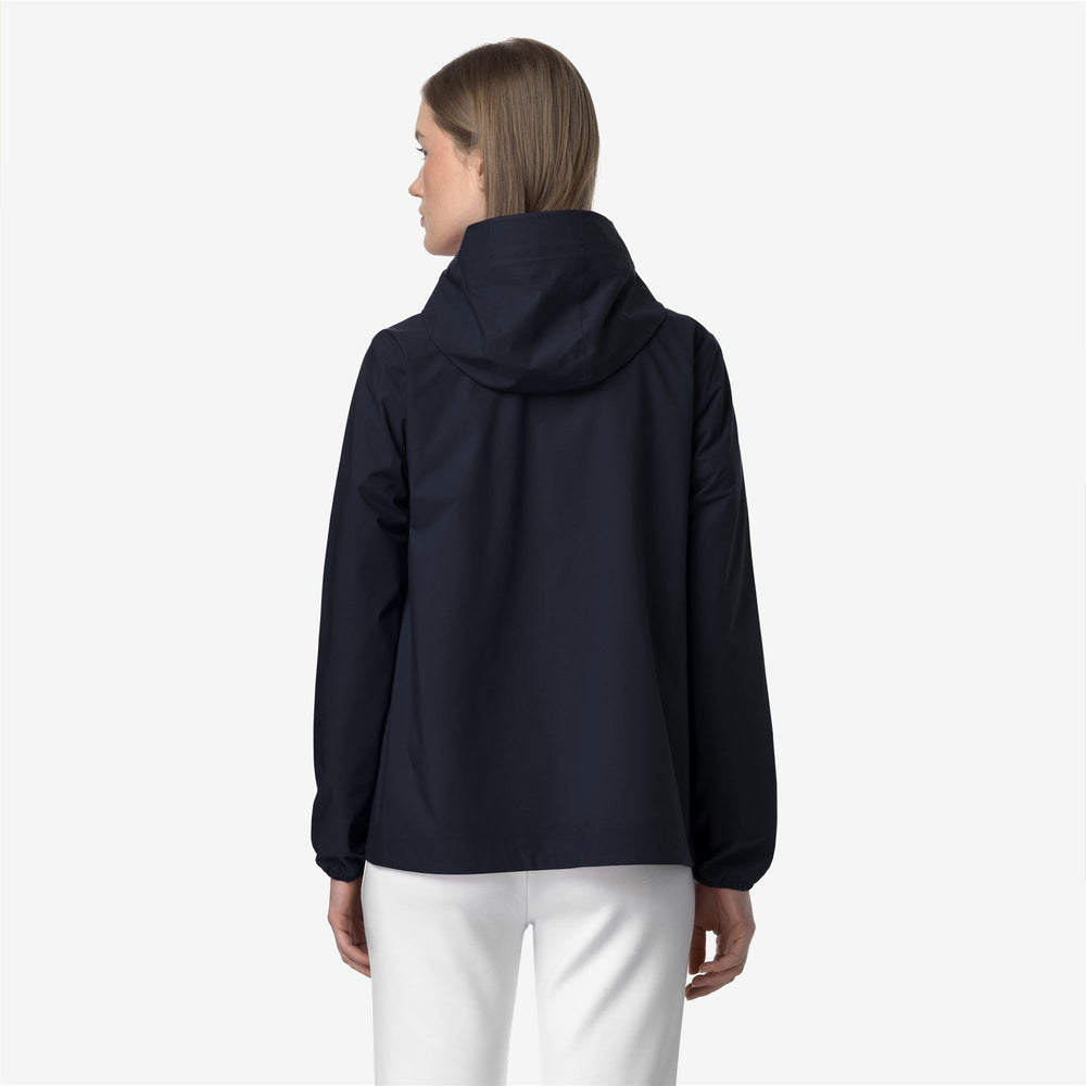 Blue Women's Stretch Waterproof Jacket for Variable Weather 02