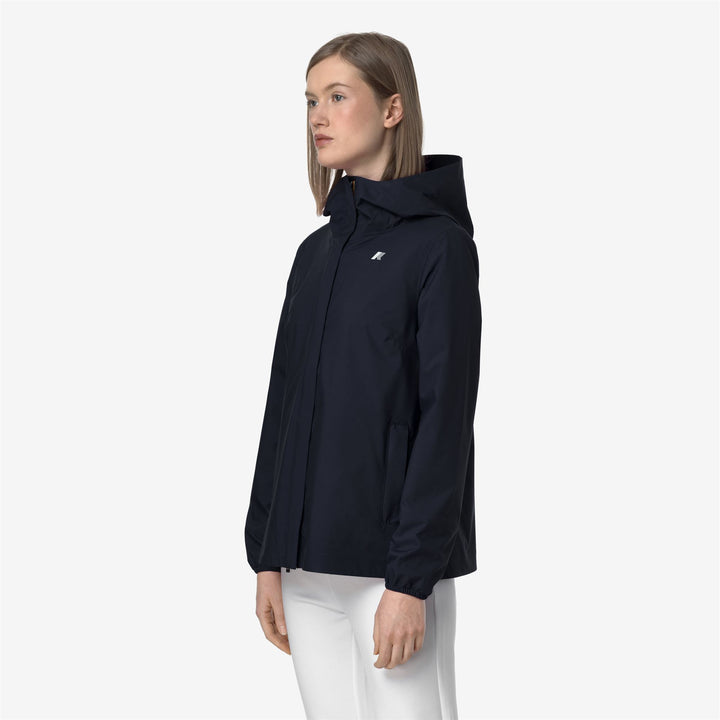 Blue Women's Stretch Waterproof Jacket for Variable Weather 4