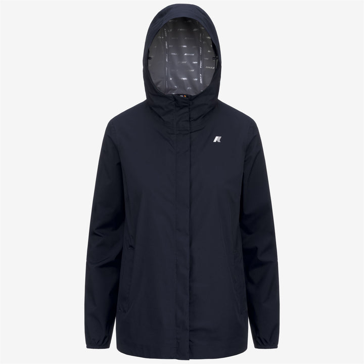 Blue Women's Stretch Waterproof Jacket for Variable Weather 1