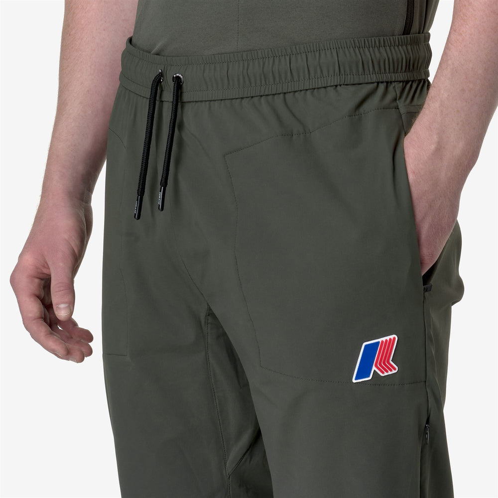 Blackish green Unisex Packable Outdoor Sport Trousers 02