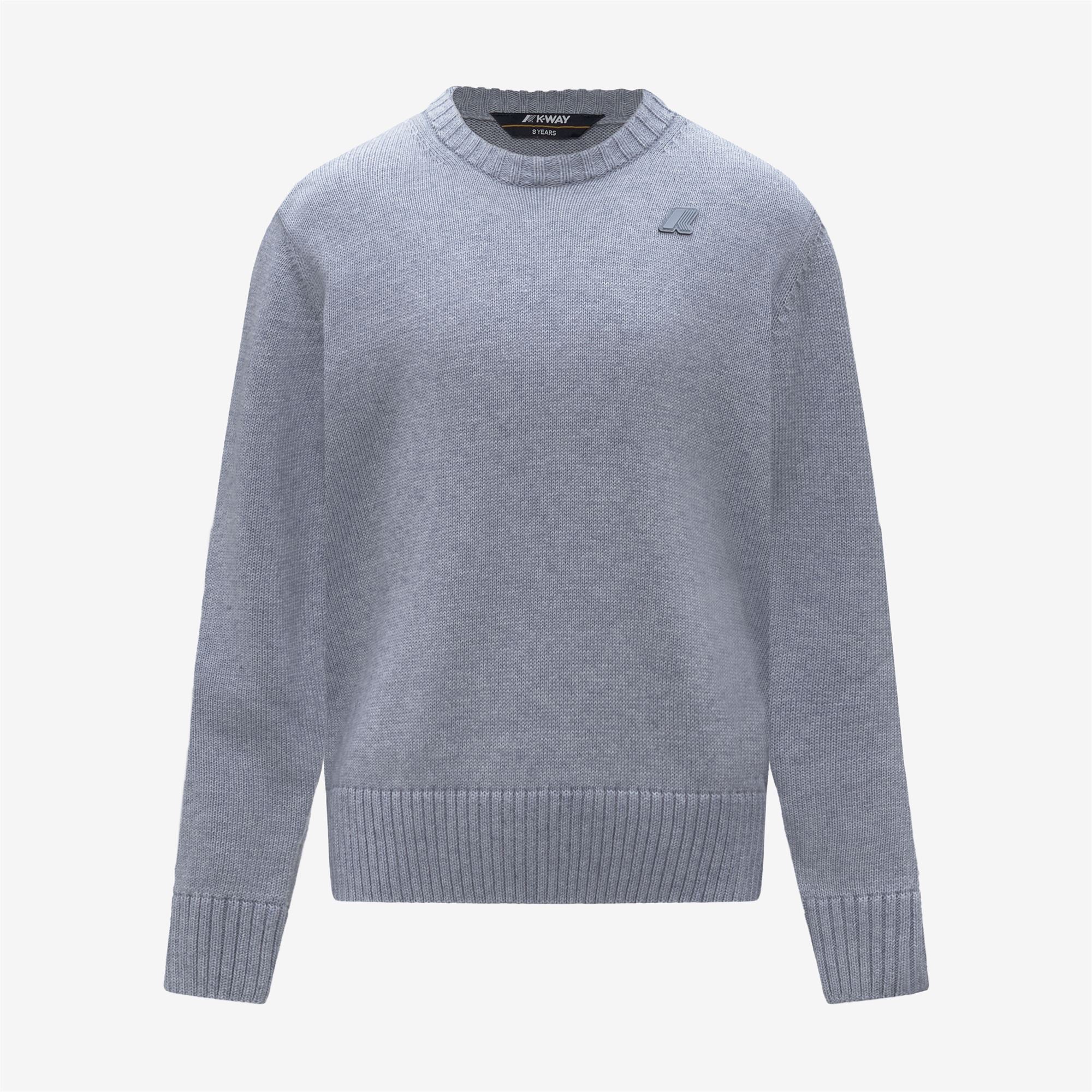 Knitwear_KID UNISEX_P. SEBASTIEN COTTON CASHMERE_Pull Over_Azure Mel - AZURE BLIZZARD - Commercial 1