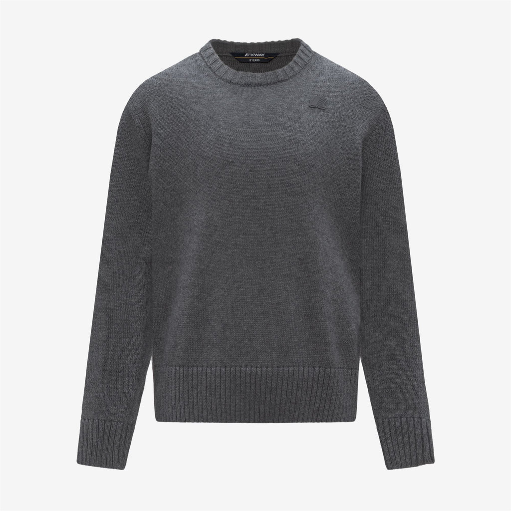 Knitwear_KID UNISEX_P. SEBASTIEN COTTON CASHMERE_Pull Over_Grey Smoked Mel - Commercial 1