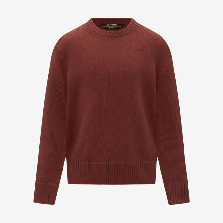 Maglione unisex in maglia di cotone e cashmere per bambini, marrone 1