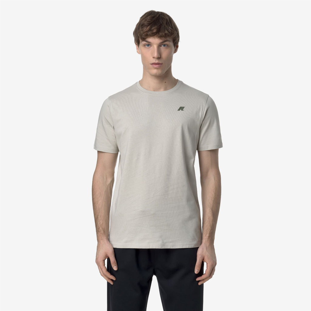 T-Shirts & Top_MAN_ODOM ASCII CODE JERSEY_T-Shirt_BEIGE LT - Commercial 4