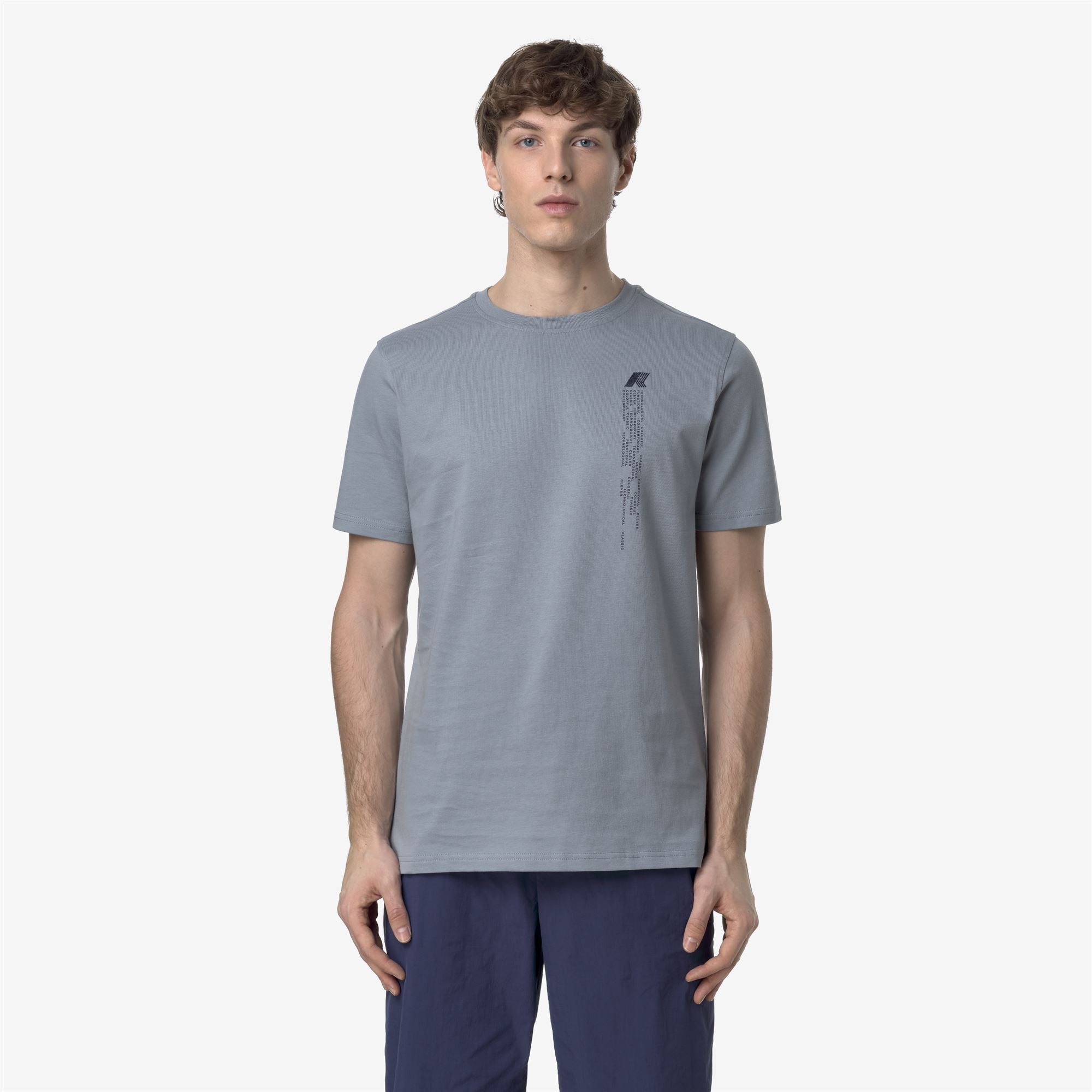 T-Shirts & Top_MAN_ODOM DIGITAL RAIN JERSEY_T-Shirt_Grey Md - Commercial 4