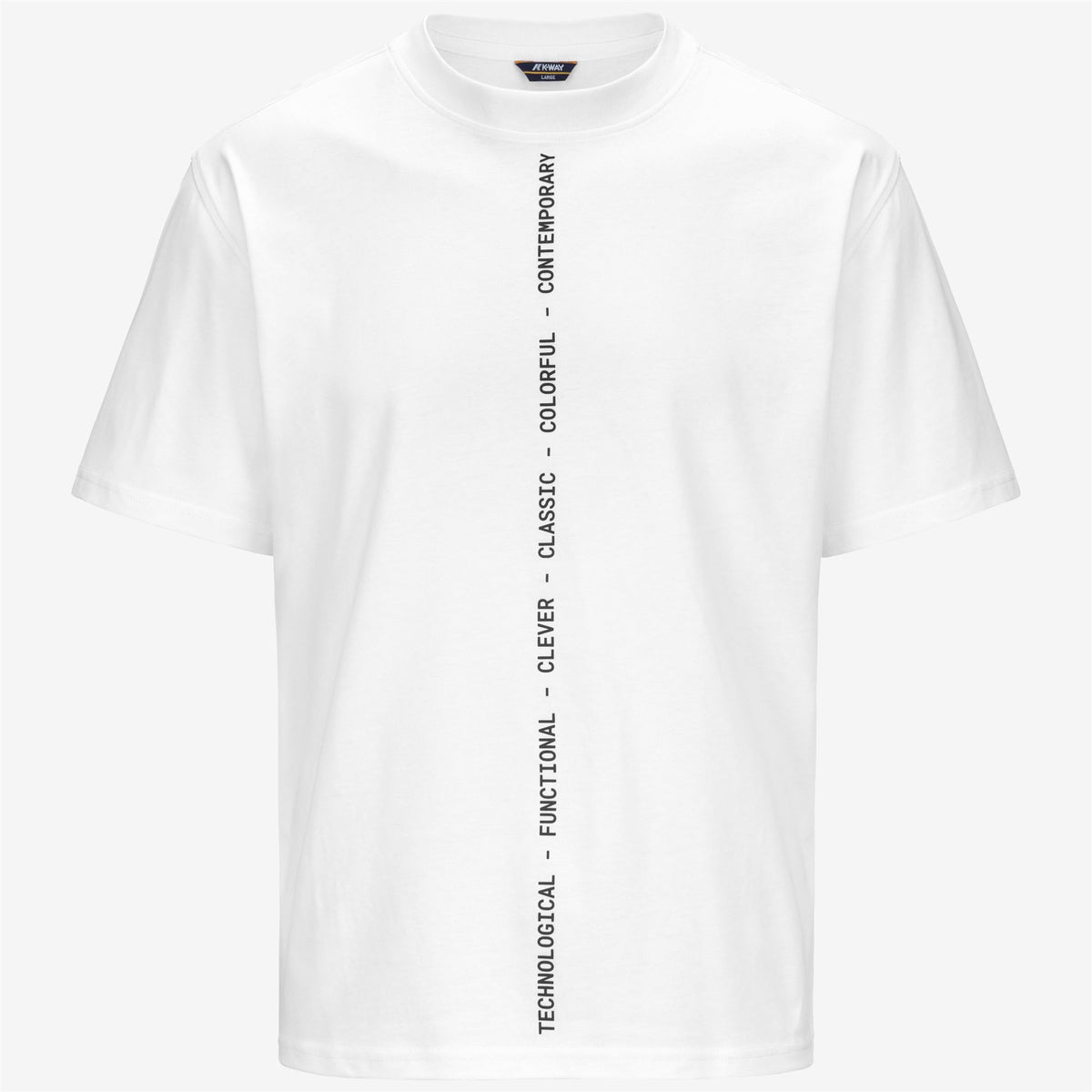 T-Shirts & Top_MAN_SOLO IDENTITY LETTERING JERSEY_T-Shirt_White - Commercial 1