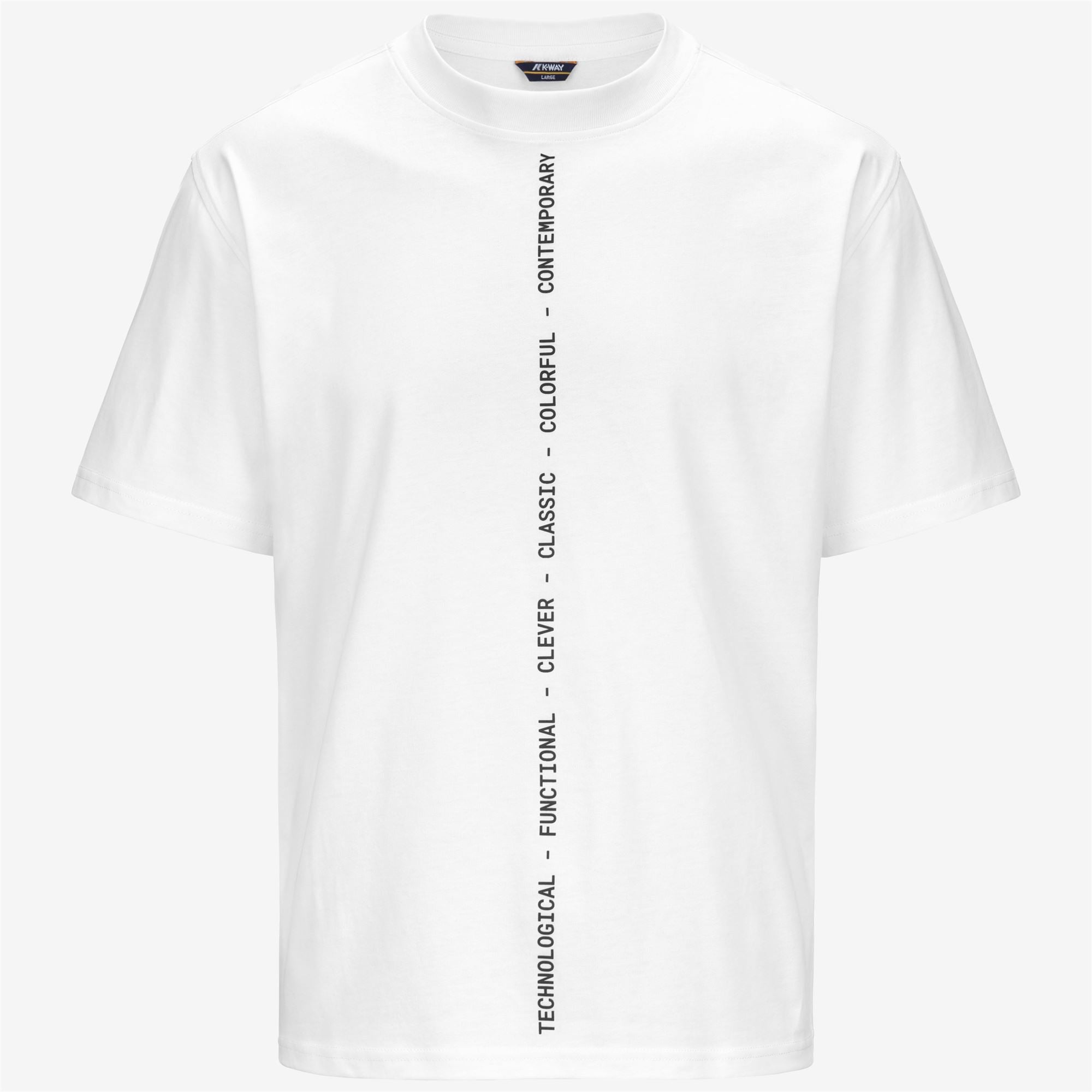 T-Shirts & Top_MAN_SOLO IDENTITY LETTERING JERSEY_T-Shirt_White - Commercial 1
