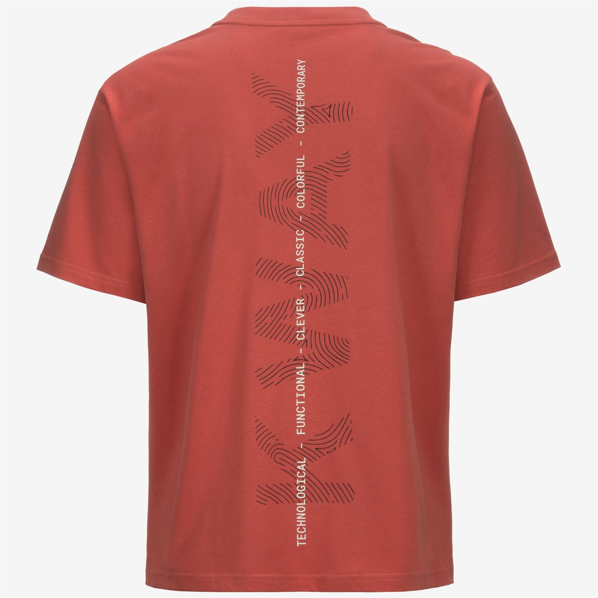 T-Shirts & Top_MAN_SOLO IDENTITY LETTERING JERSEY_T-Shirt_Red Jasper - Commercial 2