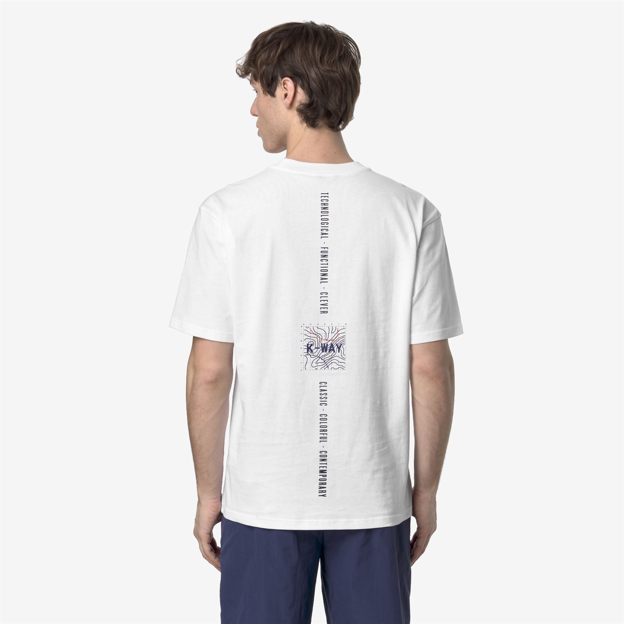 T-ShirtsTop Man SOLO VERTICAL ISOBAR JERSEY T-Shirt WHITE