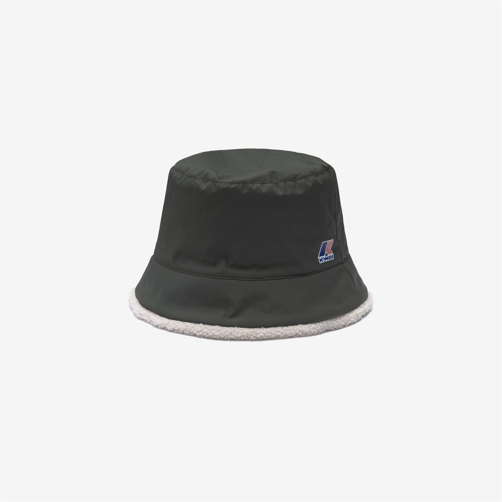 Headwear_UNISEX_LE VRAI 4.0 PASCALLE ORSETTO_Hat_GREEN BLACKISH - Commercial 1