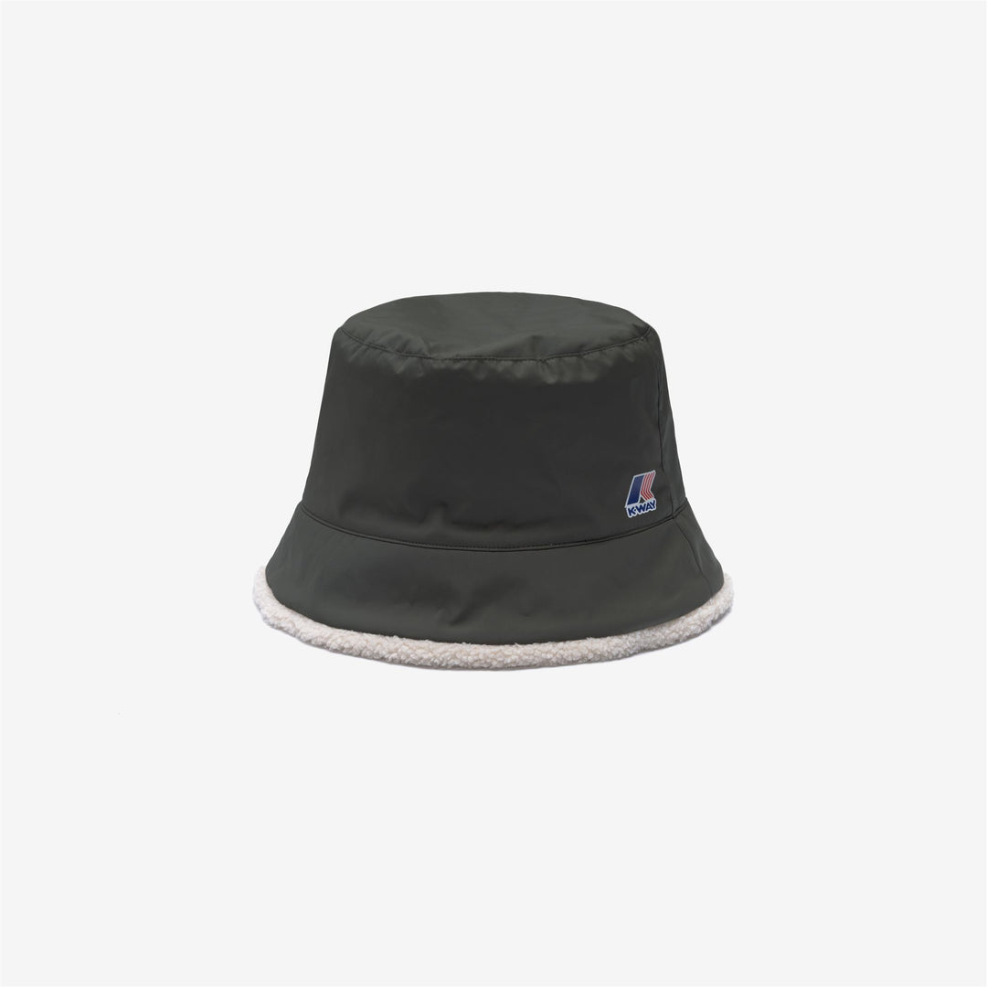 Sombrero de pescador unisex verde negruzco para clima frío 01