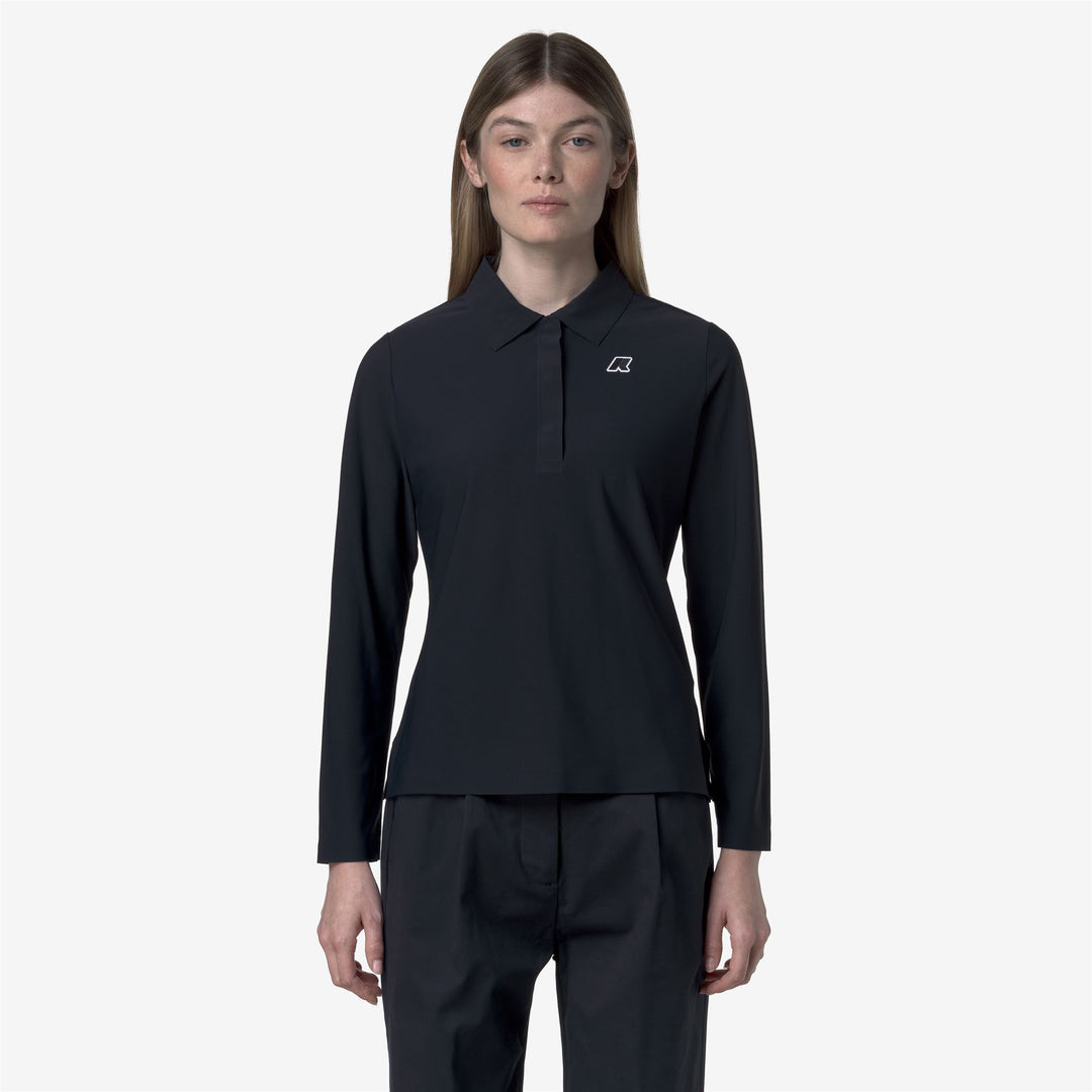 FLIER GOLF Active Jerseys Polo Shirt Woman Blue Depth 01