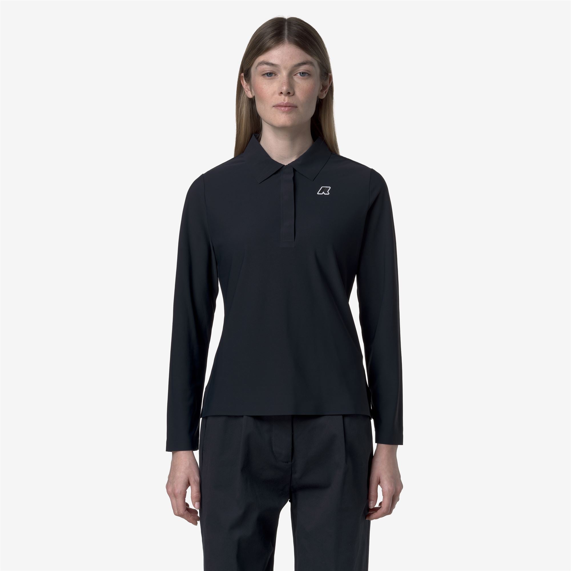 Active Jerseys_WOMAN_FLIER GOLF_Polo Shirt_Blue Depth - Commercial 4