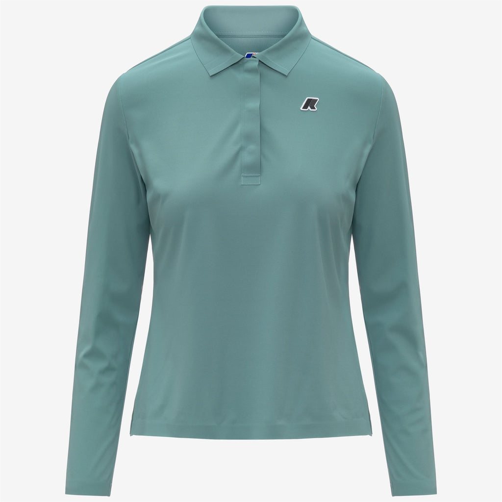Active Jerseys_Woman_FLIER GOLF_Polo Shirt_Green Mine - Commercial 1