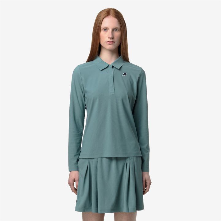 FLIER GOLF - Active Jerseys - Polo Shirt - Woman - GREEN MINE 4