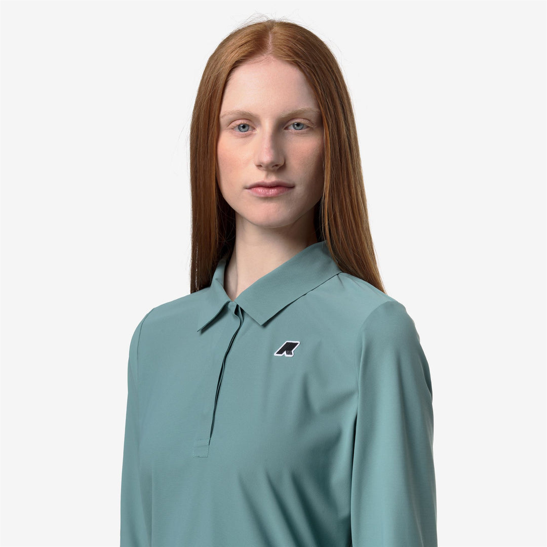 FLIER GOLF - Active Jerseys - Polo Shirt - Woman - GREEN MINE main