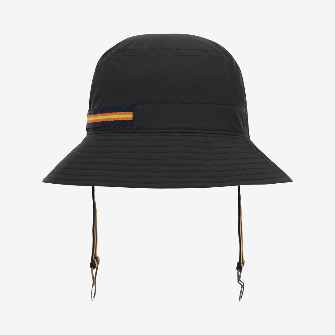 Sombrero de pescador impermeable unisex negro con cierre elástico main