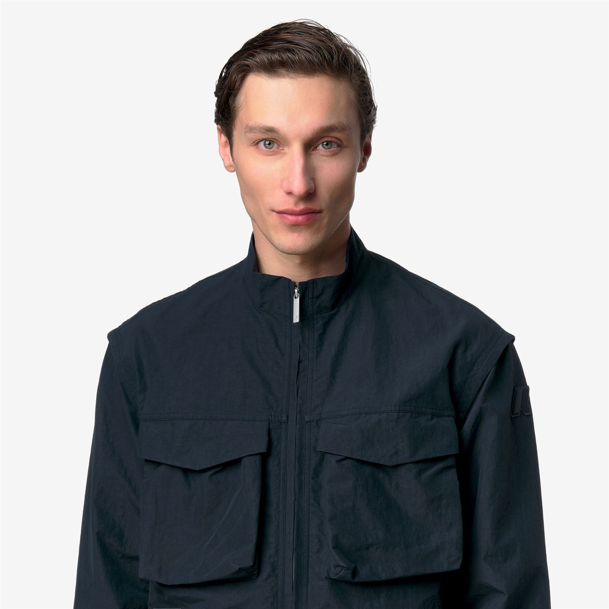 Jackets_Man_ORIAN COTTON BLEND_Short_Blue Depth - Commercial 7