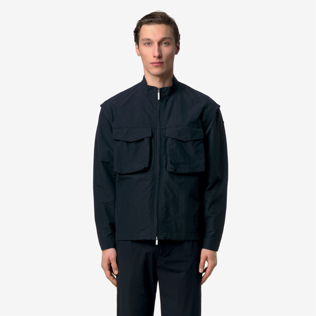 Jackets_Man_ORIAN COTTON BLEND_Short_Blue Depth - Commercial 4