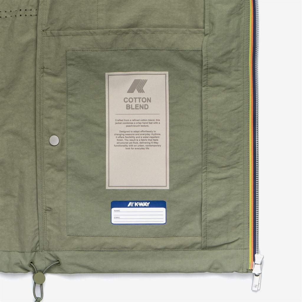 Jackets_Man_ORIAN COTTON BLEND_Short_Green Lichen - Commercial 2