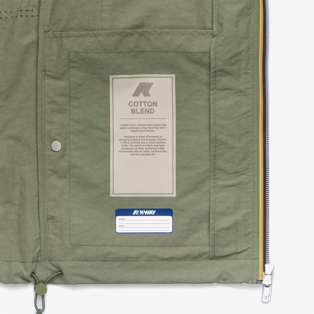 Jackets_Man_ORIAN COTTON BLEND_Short_Green Lichen - Commercial 2