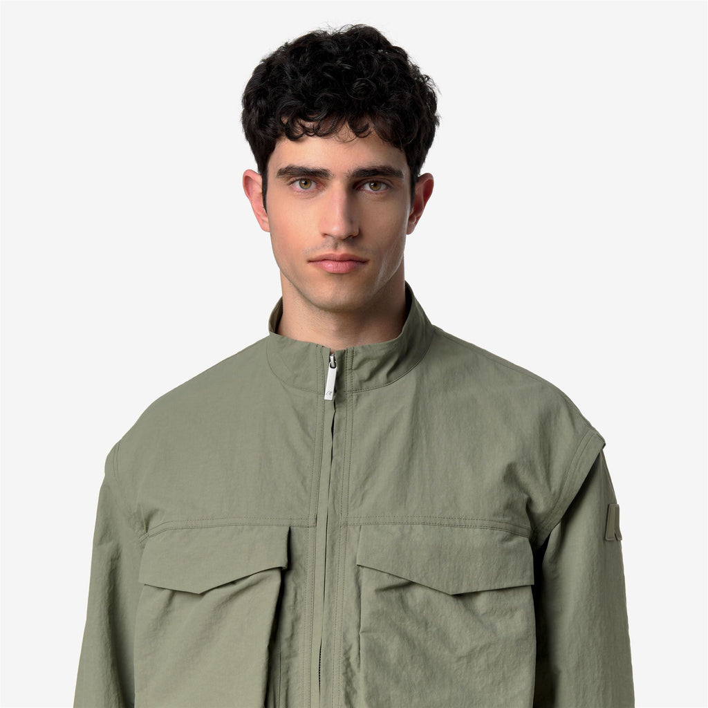 Jackets_Man_ORIAN COTTON BLEND_Short_Green Lichen - Commercial 7