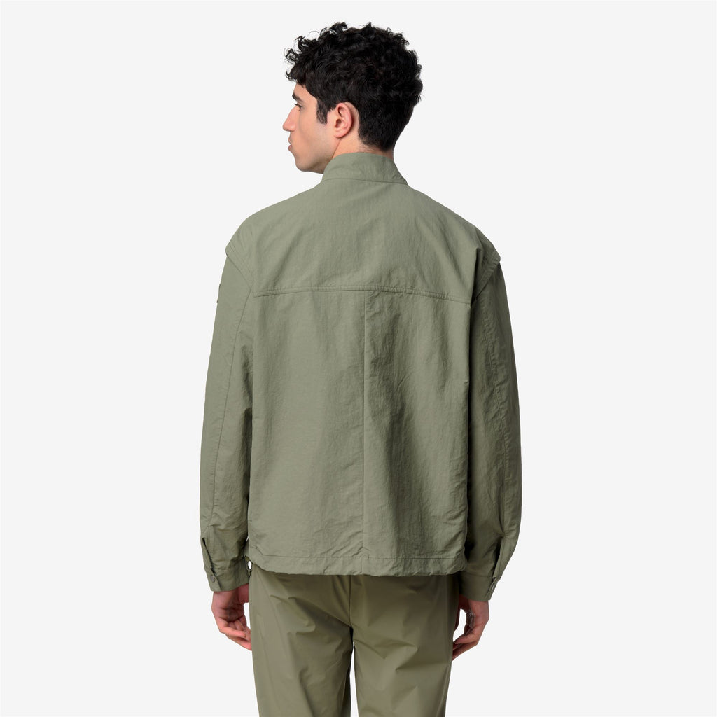 Jackets_Man_ORIAN COTTON BLEND_Short_Green Lichen - Commercial 6