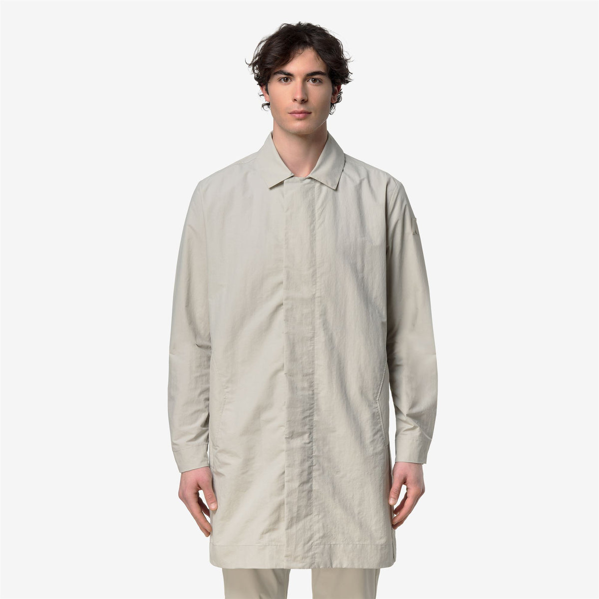 Jackets_Man_POIROL COTTON BLEND_3/4 Length_BEIGE LT - Commercial 4