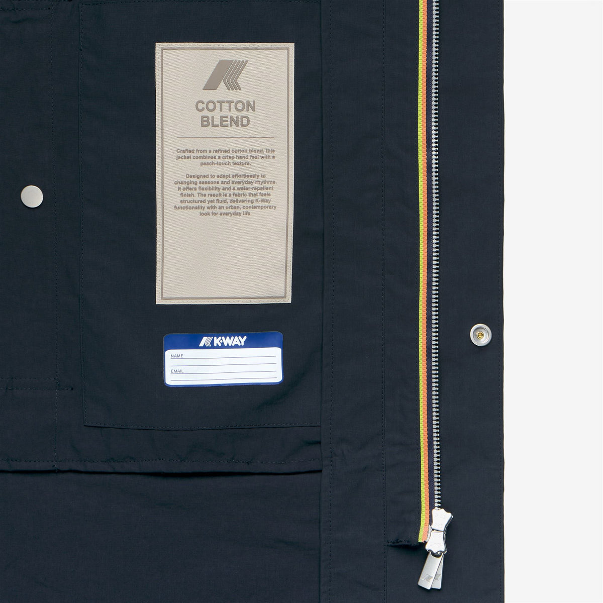 Jackets_Man_POIROL COTTON BLEND_3/4 Length_Blue Depth - Commercial 2