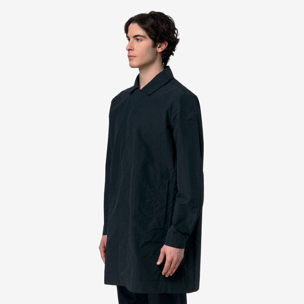 Jackets_Man_POIROL COTTON BLEND_3/4 Length_Blue Depth - Commercial 5
