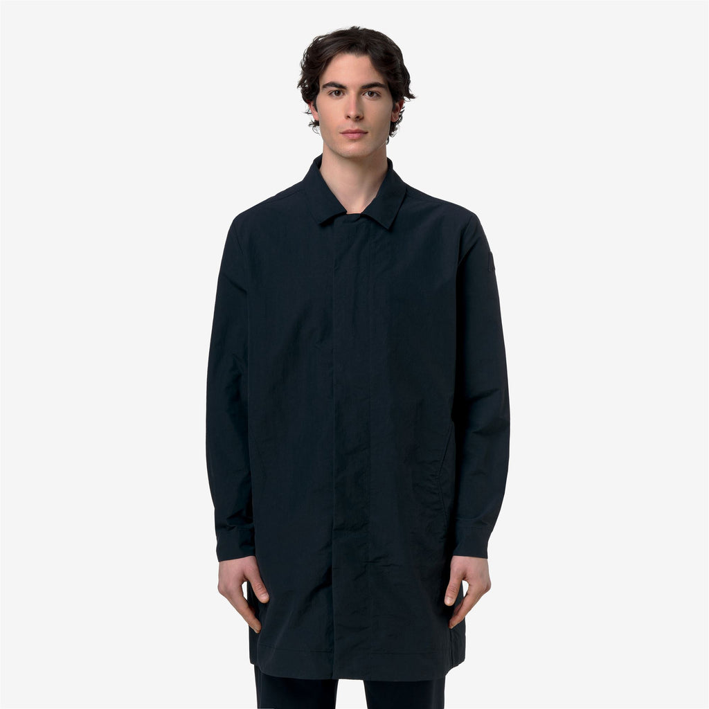 Jackets_Man_POIROL COTTON BLEND_3/4 Length_Blue Depth - Commercial 4