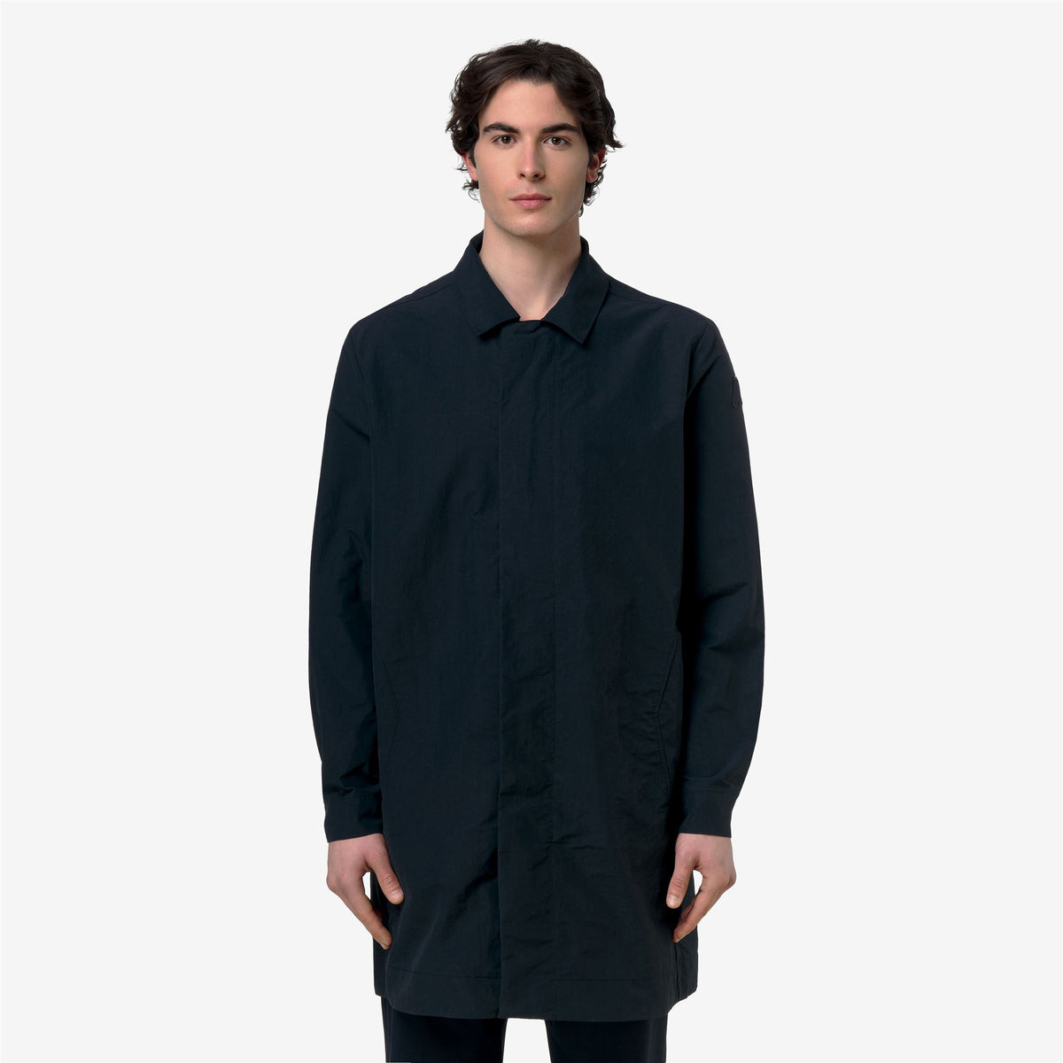 Jackets_Man_POIROL COTTON BLEND_3/4 Length_Blue Depth - Commercial 4