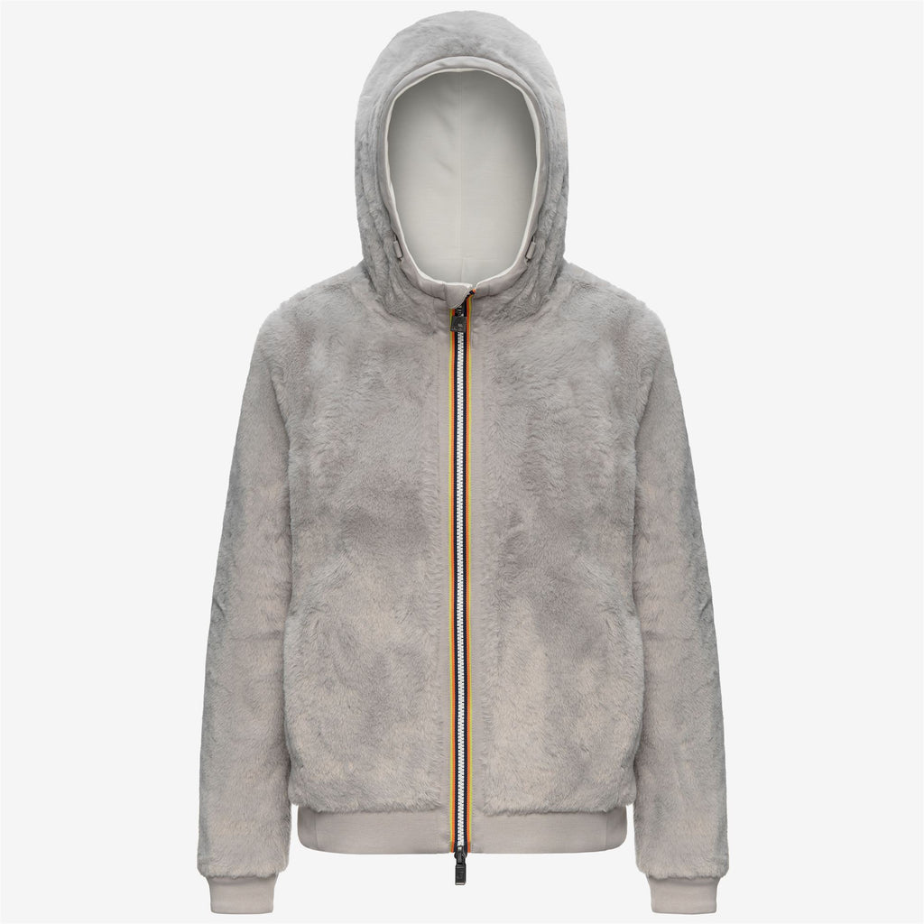 Fleece_Woman_DEVA LIGHT SPACER FUR DOUBLE_Jacket_White Natural - Fur - Commercial 2