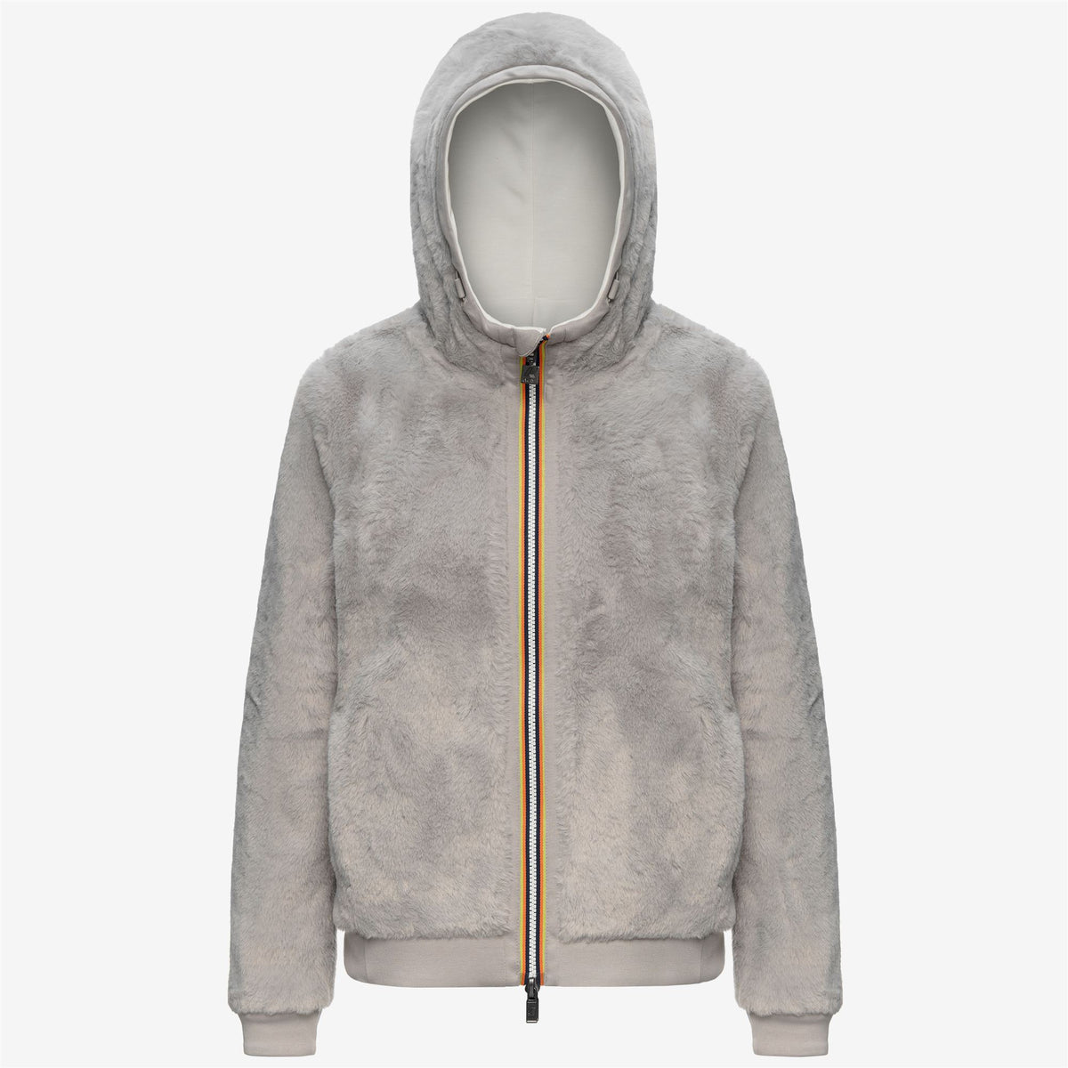 Fleece_Woman_DEVA LIGHT SPACER FUR DOUBLE_Jacket_White Natural - Fur - Commercial 2