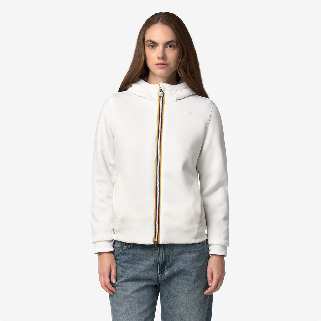 Fleece_Woman_DEVA LIGHT SPACER FUR DOUBLE_Jacket_White Natural - Fur - Commercial 4